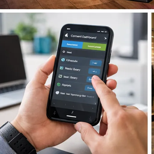 Gestión de contenido desde smartphone con panel InfoPlay